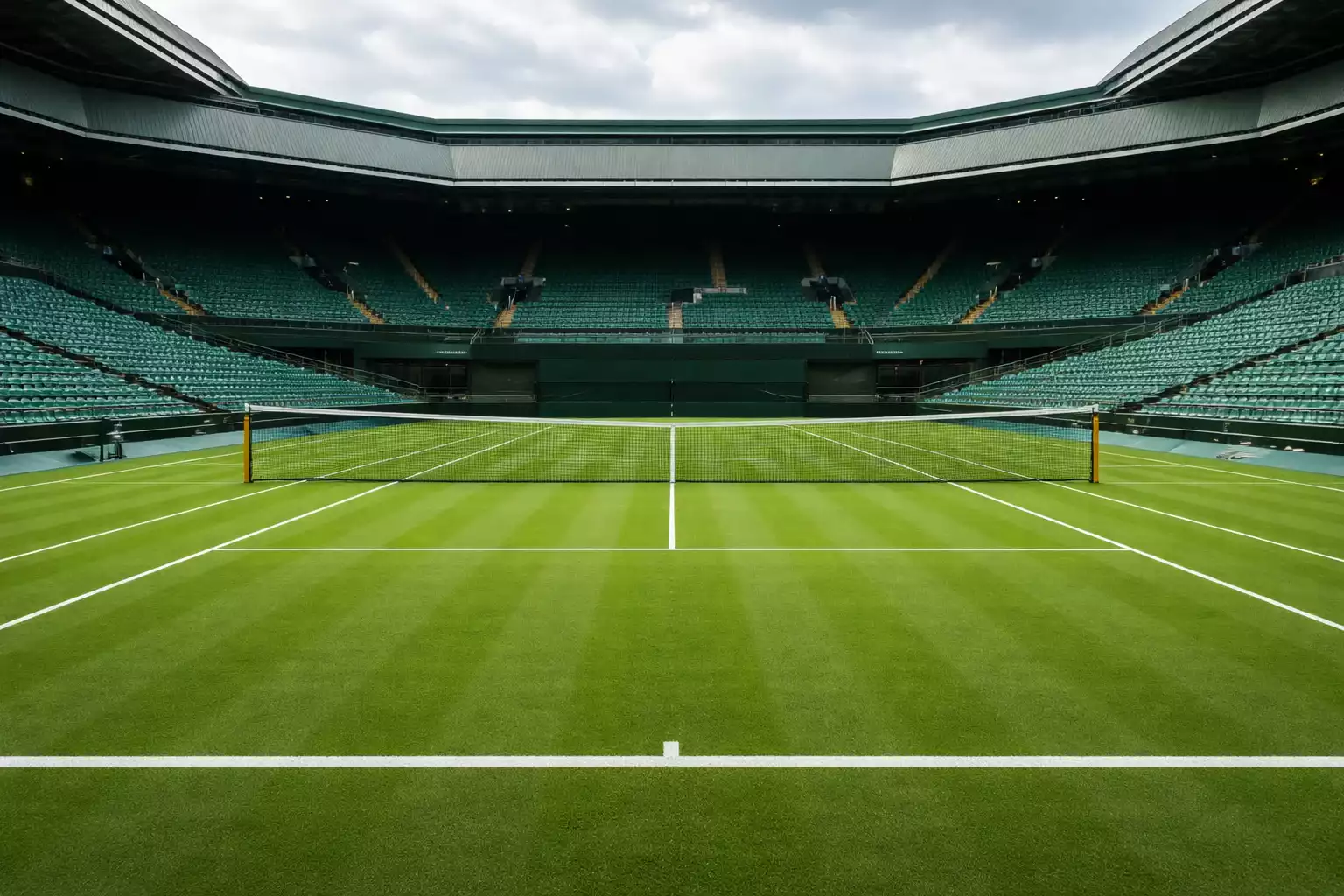 Court de Wimbledon avec son gazon emblématique